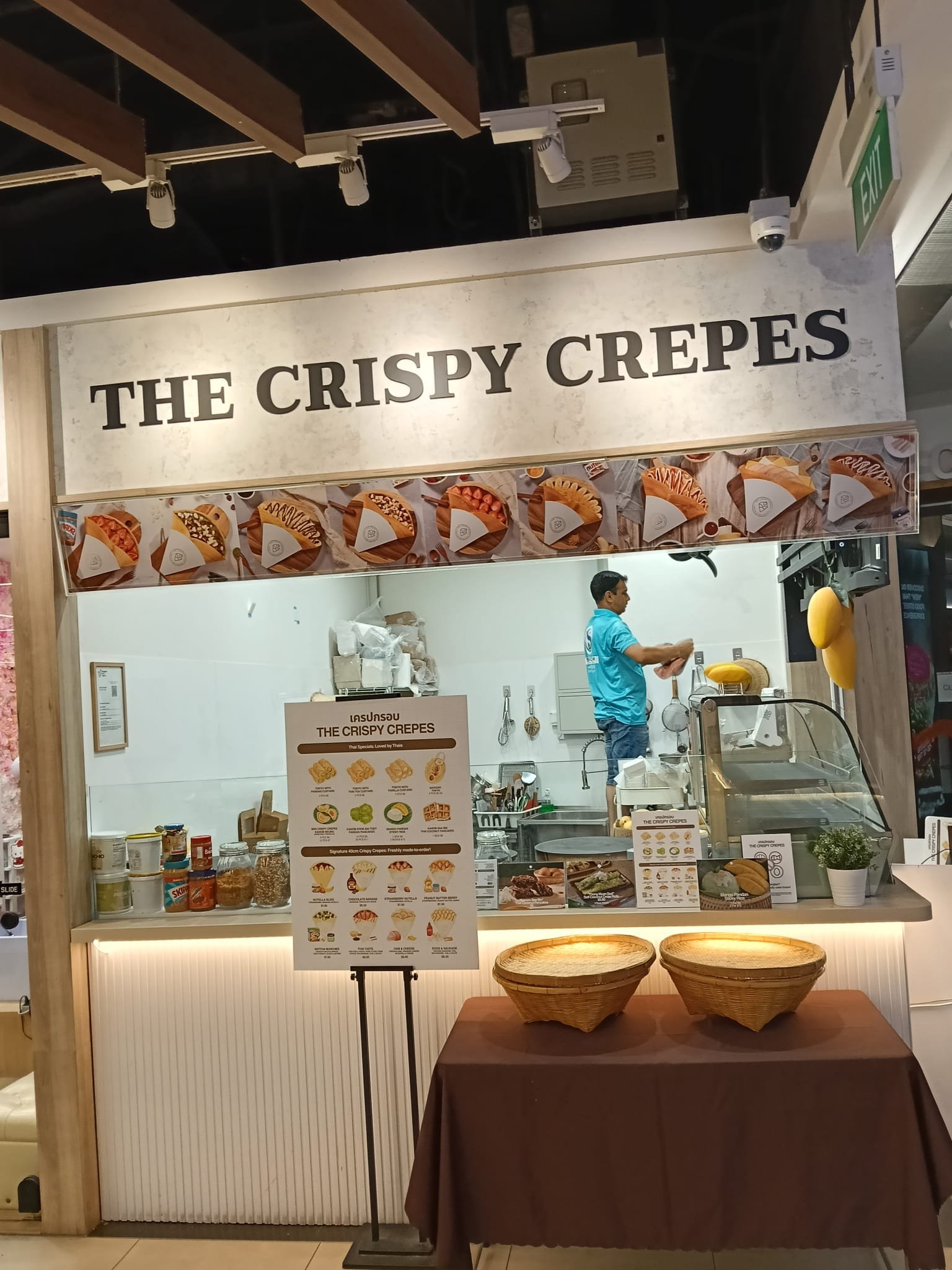The Crispy Crepes stall, different angle